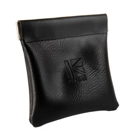 KBEAR Headphone Case with Elastic Leaf Closure, Portable Travel Bag for Wired Earphones, Soft PU Carrying Case, Waterproof, Dustproof, Headphone Storage Bag