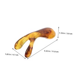 Healeved Resin Acupoint Massage Tool Facial Nose Scraper Scalp Massager Hand Massager Tool Beauty Salon Equipment