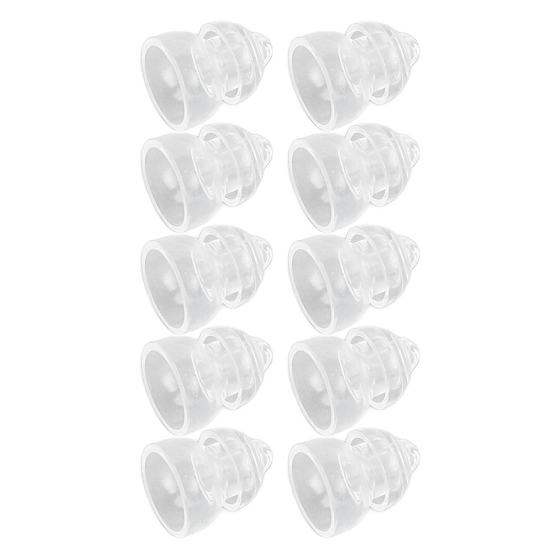 10 Pcs Sound Amplifier Dome Soft Silicone Anti Static Dual