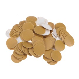 Kozelo 100pcs No Hole Sanding Discs- [ 1 Inch 600 Grit ] Round Hook and Loop Grip Sanding Pads Sheet for Wood Metal Polishing Use| Aluminum Oxide & Zirconium Oxide Sandpaper