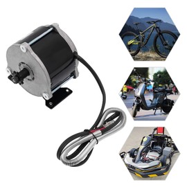 Gear Reduction Electric Motor MY1018E-D, 36V 500W 1700RPM Electric Bicycle Brushed Motor Reductor Brushed DC Motor for Electric Bicycle, Scooter, Bikes, etc (500W,36V)