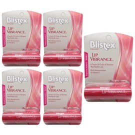 Blistex 5 x Blistex 0.13oz Lip Vibrance, Lip Protectant Tinted Lip Balm