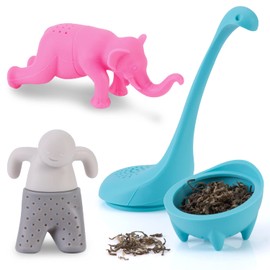 Infusores de Té, Filtros de Silicona, Té con Figura de Animal Creativa
