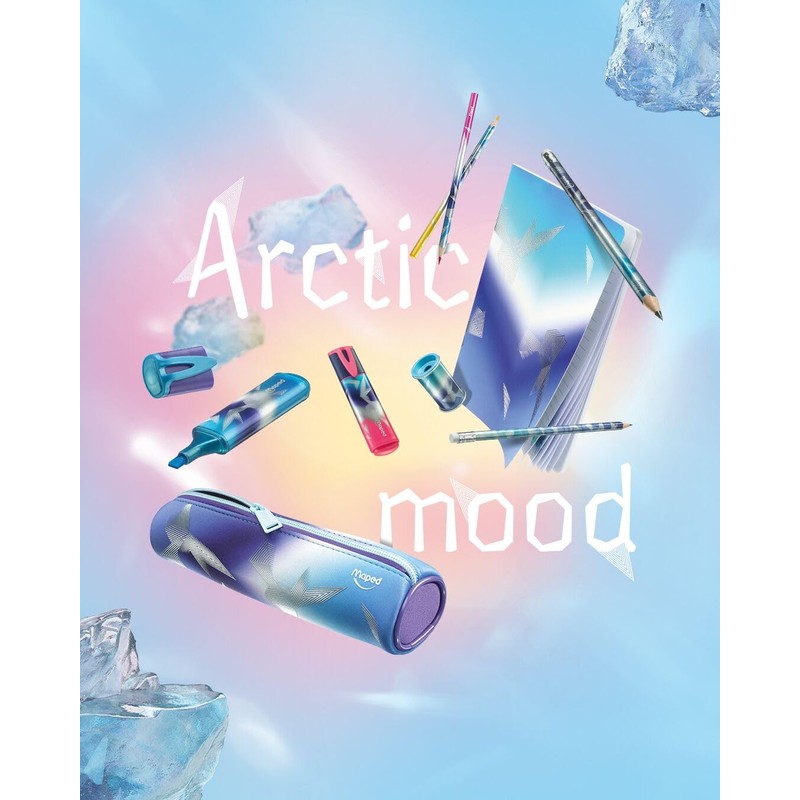 Maped Arctic - Penna stilografica in acciaio con punta Iridium