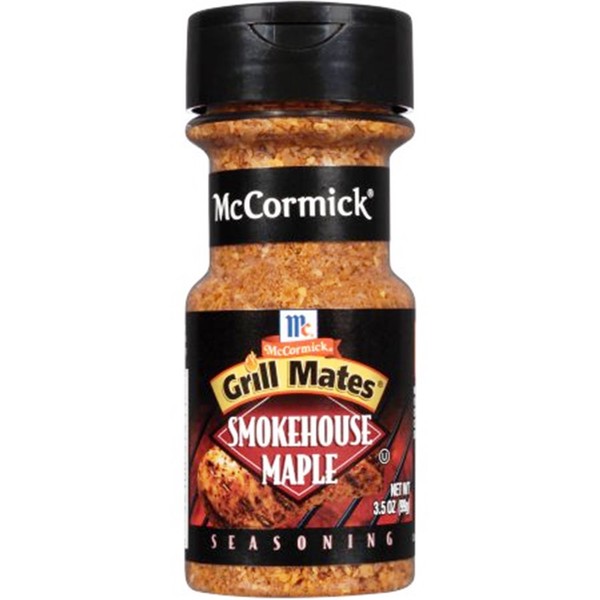 McCormick Grill Mates Smokehouse Maple Seasoning, 3.5 OZ (Pack of