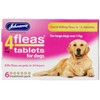 Johnson's Johnsons Veterinary Products 4Fleas Dog Tablets, Large, 57 mg,