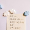 4Pcs Fridge Magnet Cartoon Cute Cloud Shape Fridge Magnets Office