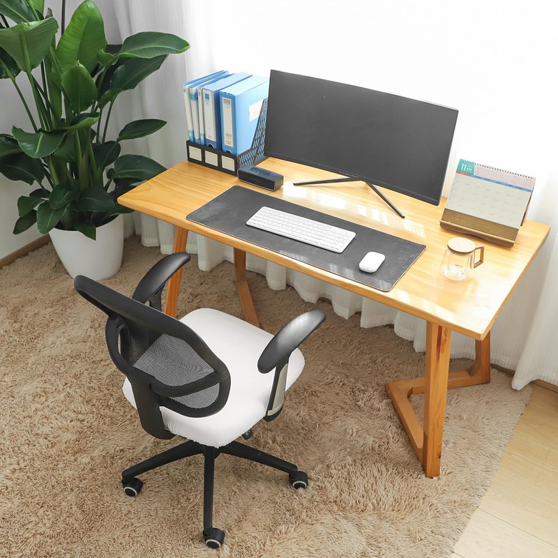 FORCHEER Waterproof Office Chair Seat Covers PU Strech Computer Desk