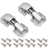 2Pcs 90 Degree Door Hinges Kitchen Cabinet Folding Hinge with
