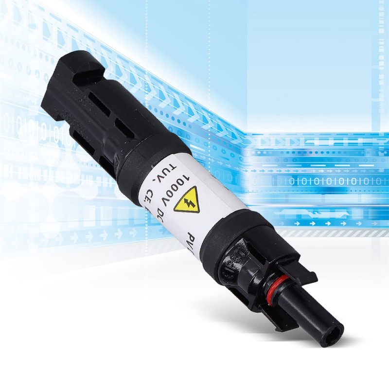 Solar Fuse Connector Eujgoov 1000V Waterproof Solar Fuse Holder Male