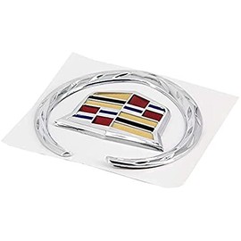 for Rear Grille 4" Emblem Hood Badge Symbol Ornament for car Accessories (Rear Silver Colorful)
