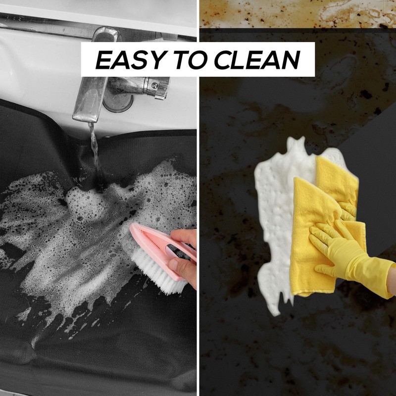 FLASLD Stove Backsplash Splatter Guard Range Hood Backsplash Wall Shield