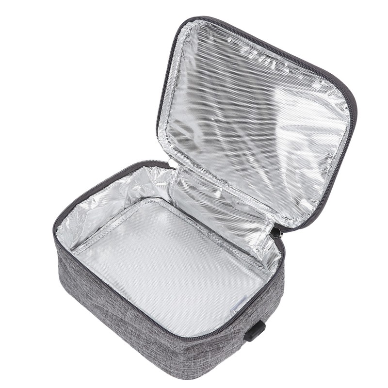 USB Heated Lunch Box Large Capacity Waterproof Oxford Cloth Lightweight