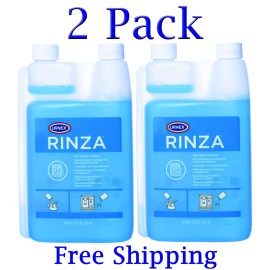 Urnex 2-PACK RINZA Espresso Coffee Machine Milk System Frother Steam Wand Cleaner