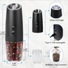 2Pcs Gravity Electric Salt and Pepper Grinder Set, USB-C rechargeable