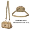 Tactical Molle Horizontal Admin Pouch Compact 1000D Utility EDC Tool