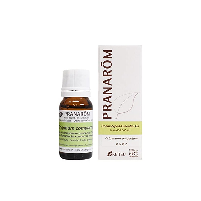 Oregano, 0.3 fl oz (10 ml), Pranarom Essential Oil, Genuine