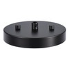 Canomo 6 Inch Black Ceiling Lighting Canopy Kit Ceiling Plate