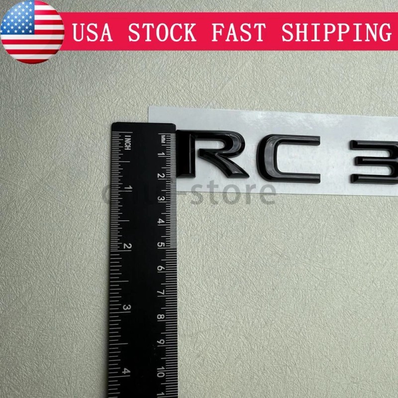 For RC350 RC 350 Letter Trunk Lid Badge Emblem Car
