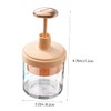 Housoutil 2pcs Convenient Face Wash Foaming Tool Portable Bubbler Bottle