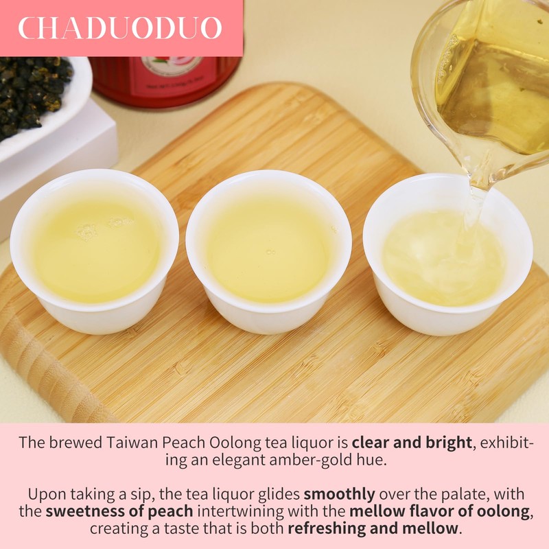 Chaduoduo White Peach Tea Peach Oolong Tea taiwan oolong tea