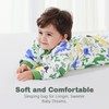 MIKAFEN Baby Sleeping Bag Winter 3.5 tog with removable sleeves,