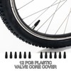 12 PCS Valve Cores, 12 Valve Core Caps, with 1