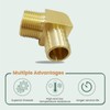 gotonovo 3/4" Hose ID x 3/4" Male NPT MNPT 90