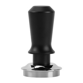 Foeska Coffee Tamper, Espresso Tamper, Spring-Loaded Calibrated Tamper with Stainless Steel Base, 30lbs Constant Pressure, Coffee Accessories (Black, 53mm)