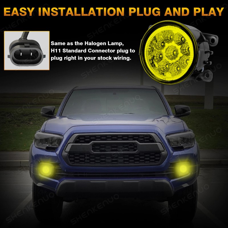 SHENKENUO 2x LED Fog light Driving Lamp H11 for 2014