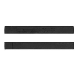 Billiard Cue Bag, AlomeJOR 1/2 3/4 Cue Case, Cloth Bag with Shoulder Strap, Durable, Portable, Nylon, Black (1/2)