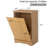 TDLEAYYD Tilt Out Trash Cabinet 13 Gallon Trash Can Cabinet