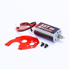 RCAWD 050 55T Motor with Motor Fixing Plate for Axial 1/24 SCX24 SCX2598R Series Upgrades Part