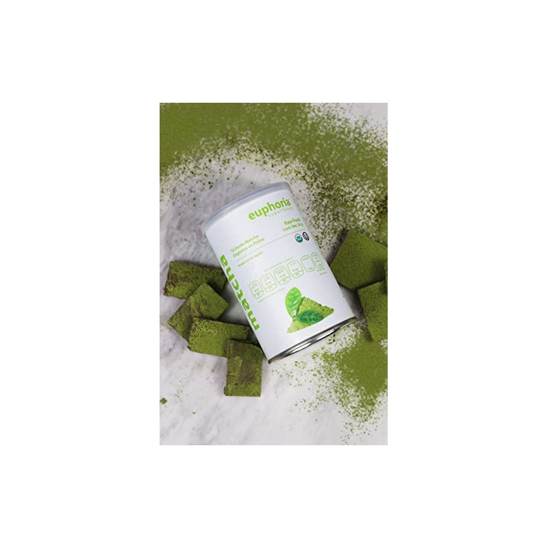 Té Matcha Orgánico Euphoria Superfoods 50 g Polvo Deshidratado Premium