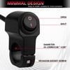 SOLLON 12 V Motorcycle Switch Handlebar 22 mm Motorcycle Switch