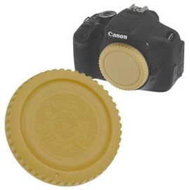 Fotodiox Gold Designer Body Cap Compatible with Canon EF and EF-S Mount Cameras