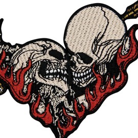 Zegins Love Forever Never Leave Till Death Patch Embroidered Applique Badge Iron On Sew On Emblem