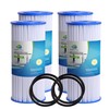 Compatible Filters for GXWH30C, GXWH35F, GXWH40L Replacement Pleated Filter Cartridges,