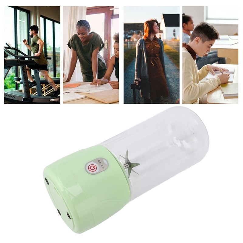 Portable Blender USB Rechargeable 6 Blades Mini Juicer Cup Fruit