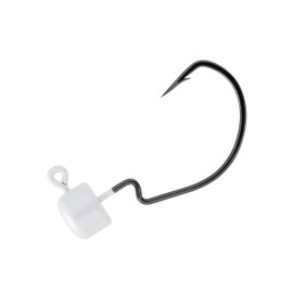 Temorah Finesse Ned Shroom Jig Heads (Pearl White, 1/15 OZ EWG 25 PCS)
