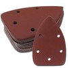 Cionyce 50 Pcs 400 Grit Mouse Detail Sander Sandpaper 5