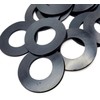 1 1/4'' ID Rubber Flat Washers, 2 1/2'' OD, 1/8''