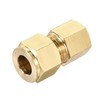 sourcing map Compression Tube Fitting G1/4 Female Thread x 10mm