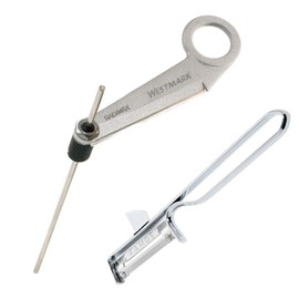 Westmark Radimax + Famos 513022E6 Radish/Spiral Cutter Length 24 cm + 1 Peeler Stainless Steel Blade / Aluminium / Steel Silver / Grey