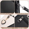 I IHAYNER Women PU Leather Purses and Handbags Top Handle