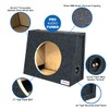 Bbox Single Vented 12 Inch Subwoofer Box - Universal Wedge