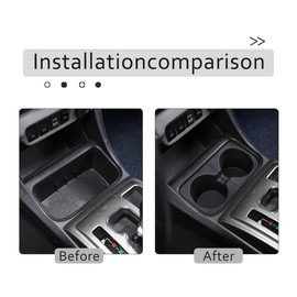 CHEAYAR Cup Holder Inserts,for Toyota Tacoma 2011-2015,Car,Shifter Storage Box Interior Accessories 1 pcs Front Drain Cup Storage Box,Car Cup Holder Inserts Replacement