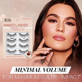 Ardell Strip Lashes Naked Lashes #422 - Invisiband, Comfortable False Eyelashes, 2 Pack