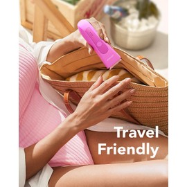 LADYSPOT™ Hair Shaver for Women, Shaving Sets with 3 Gurad and Replaceable Ceramic Blade Heads, No Nick, No Cut, No Razor Burn, Waterproof Wet/Dry, 90 Minutes Shaving (Women-Rosered-Version)