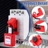 Circuit Breaker Lockout Device 12 Pack Kit with Clamp-On Design